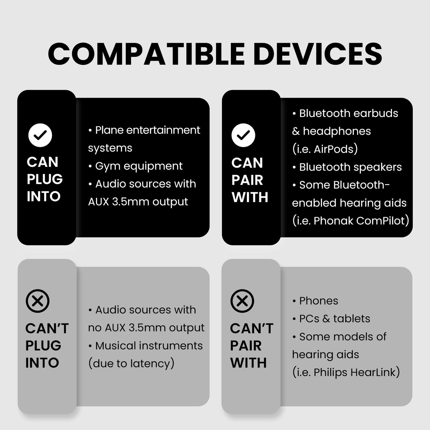 Avantree Relay - Premium Airplane Bluetooth 5.3 Adapter, Supports 2 AirPods or Headphones with aptX Adaptive & Low Latency, 3.5mm AUX Jack Wireless Audio Transmitter for Planes, Airline, Travel, TV