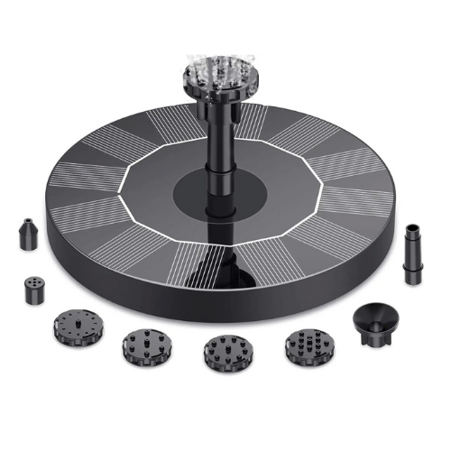 Solar Water Fountain Pump for Bird Bath, Ponds, Garden, Fish Tank and Outdoor