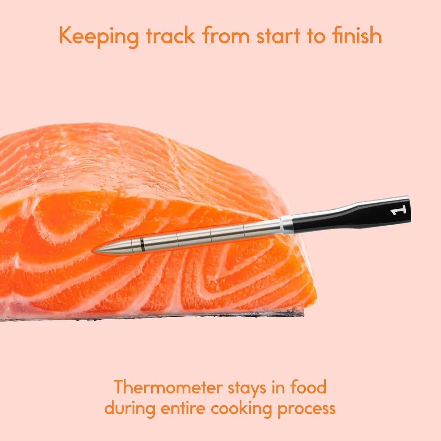 Wireless Meat Thermometer - 3 Probes, Unlimited Range